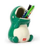 CERAMIC PEN HOLDER - DESK FRIENDS - DINO